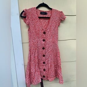 MINKPINK button down floral dress xs